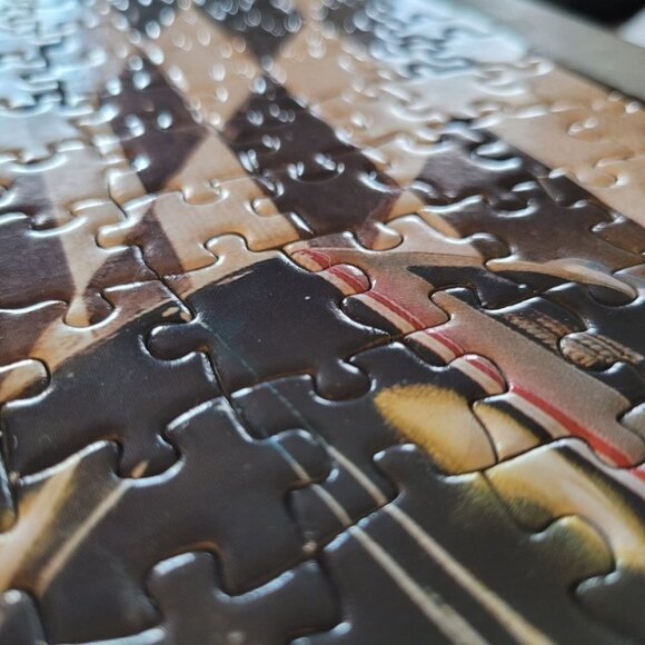 Wheels Corvette Classic Car Puzzle 750 Piece Master Chevrolet Man Cave No Poster - Picture 9 of 14